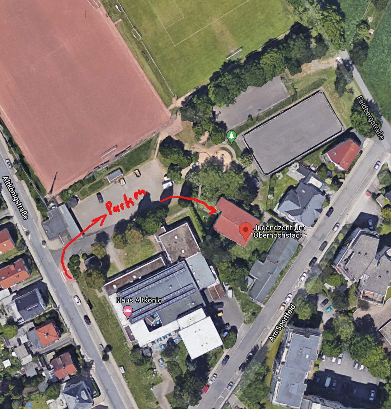AK-Juzeeingang Eingang Jugendzentrum